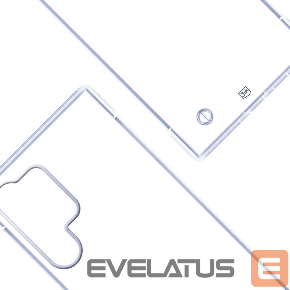 Back panel cover 3MK 3mk Just20g Clear Case for Samsung Galaxy S25 Ultra - transparent