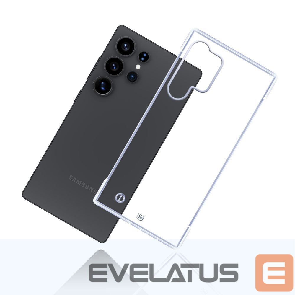 Back panel cover 3MK 3mk Just20g Clear Case for Samsung Galaxy S25 Ultra - transparent