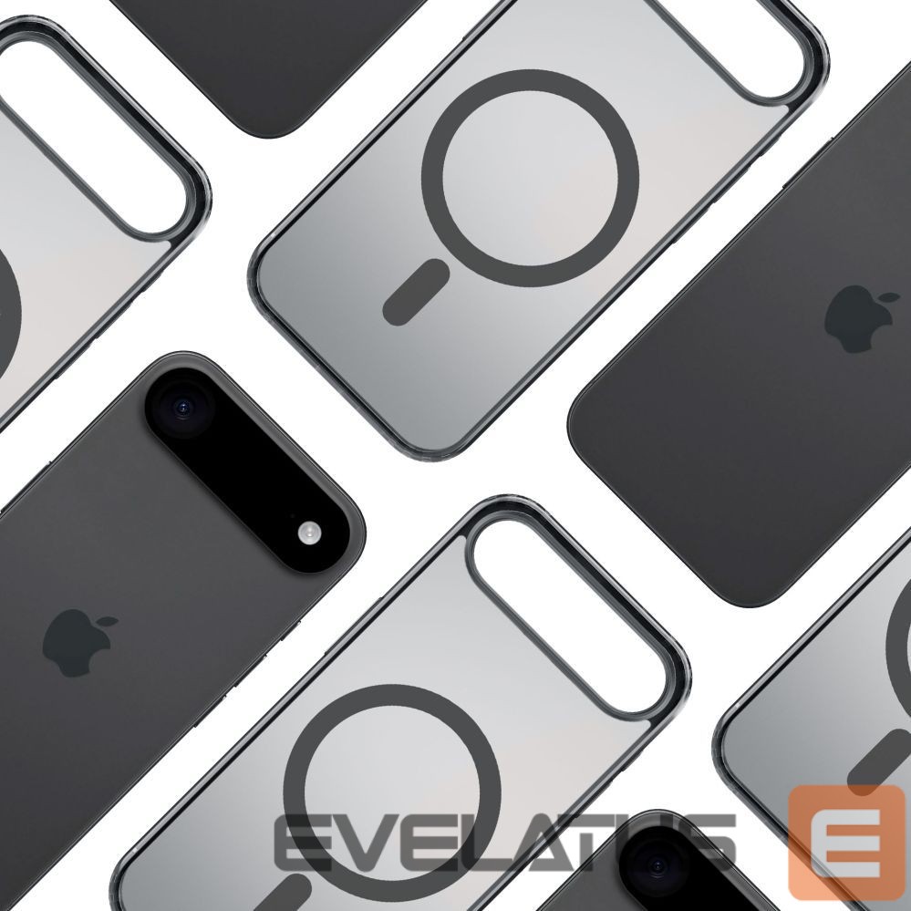 Back panel cover 3MK 3mk Frosty MagCase for iPhone 17 Air - Black