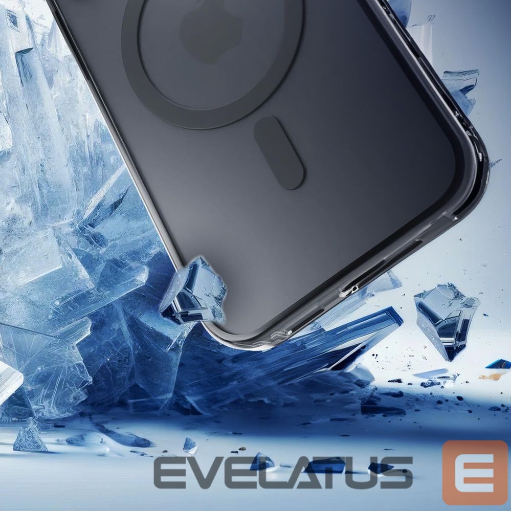 Back panel cover 3MK 3mk Frosty MagCase for iPhone 17 Air - Black