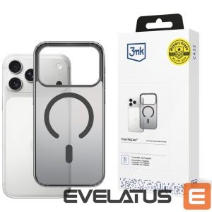 Back panel cover 3MK  3mk Frosty MagCase for iPhone 17 Pro Max - Black 