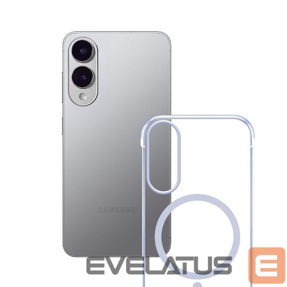 Back panel cover 3MK 3mk Just20g MagCase for Samsung Galaxy S25 Edge - Transparent