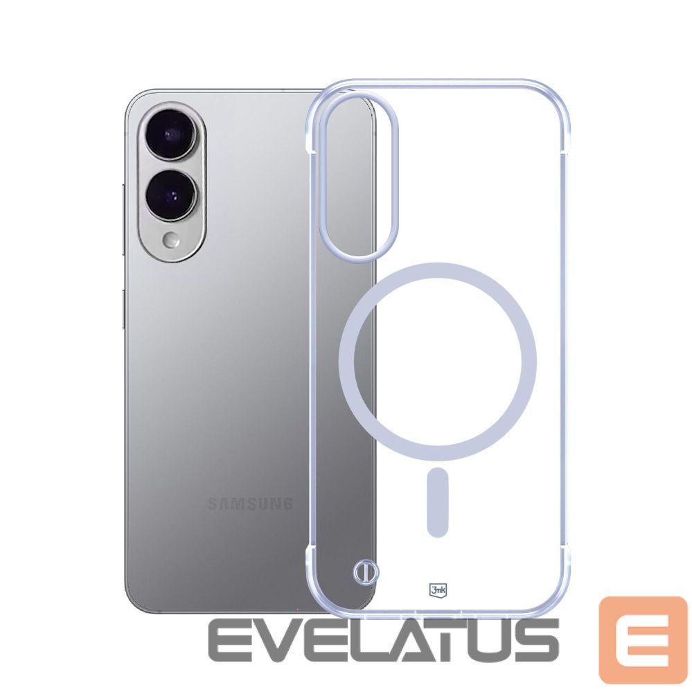 Back panel cover 3MK 3mk Just20g MagCase for Samsung Galaxy S25 Edge - Transparent