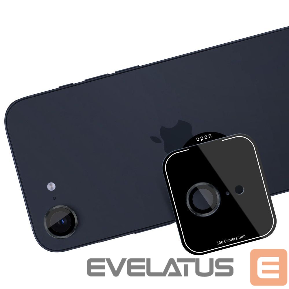 Protective glass 3MK 3mk Lens Protection Pro Tempered Glass for iPhone 16e - Black
