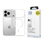 Back panel cover 3MK  3mk Armor MagCase for iPhone 17 Pro - Transparent 