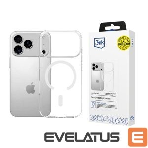 Back panel cover 3MK  3mk Armor MagCase for iPhone 17 Pro - Transparent 
