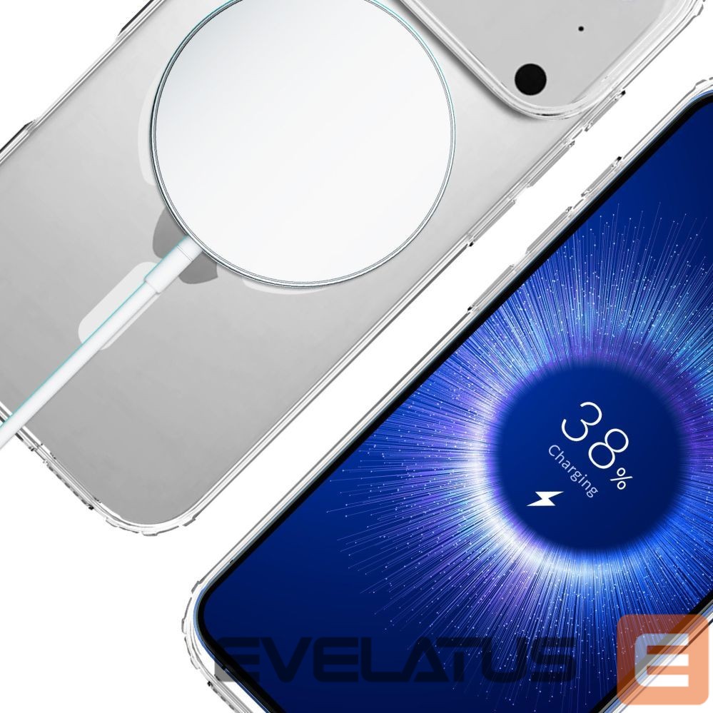 Back panel cover 3MK 3mk Armor MagCase for iPhone 17 Pro - Transparent