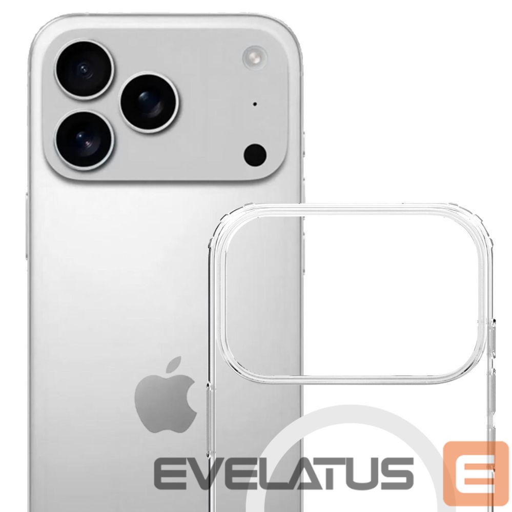Back panel cover 3MK 3mk Armor MagCase for iPhone 17 Pro - Transparent