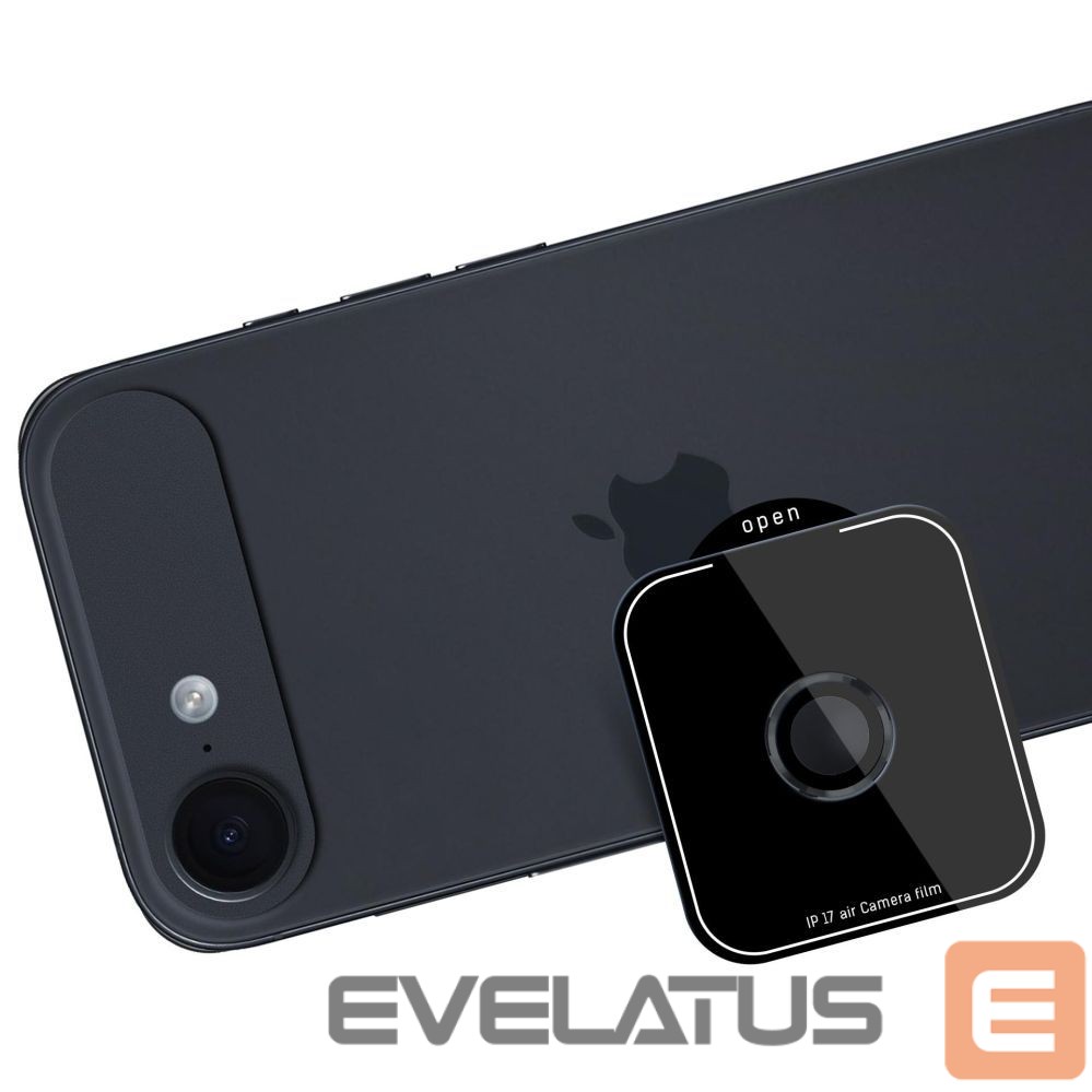 Protective glass 3MK 3mk Lens Protection Pro Tempered Glass for iPhone 17 Air - Black
