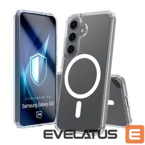 Back panel cover 3MK  3mk Armor MagCase for Samsung Galaxy A16 4G / 5G - Transparent 