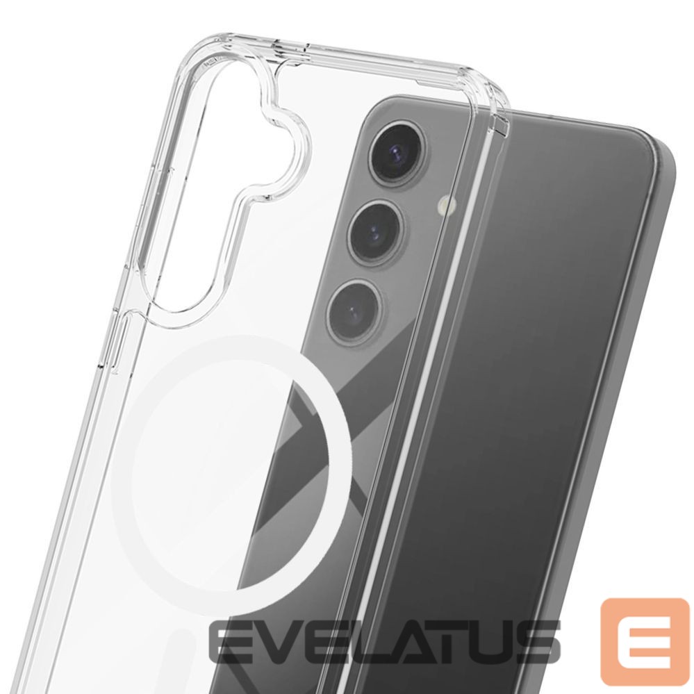 Back panel cover 3MK 3mk Armor MagCase for Samsung Galaxy A16 4G / 5G - Transparent