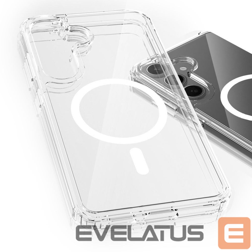 Back panel cover 3MK 3mk Armor MagCase for Samsung Galaxy A16 4G / 5G - Transparent