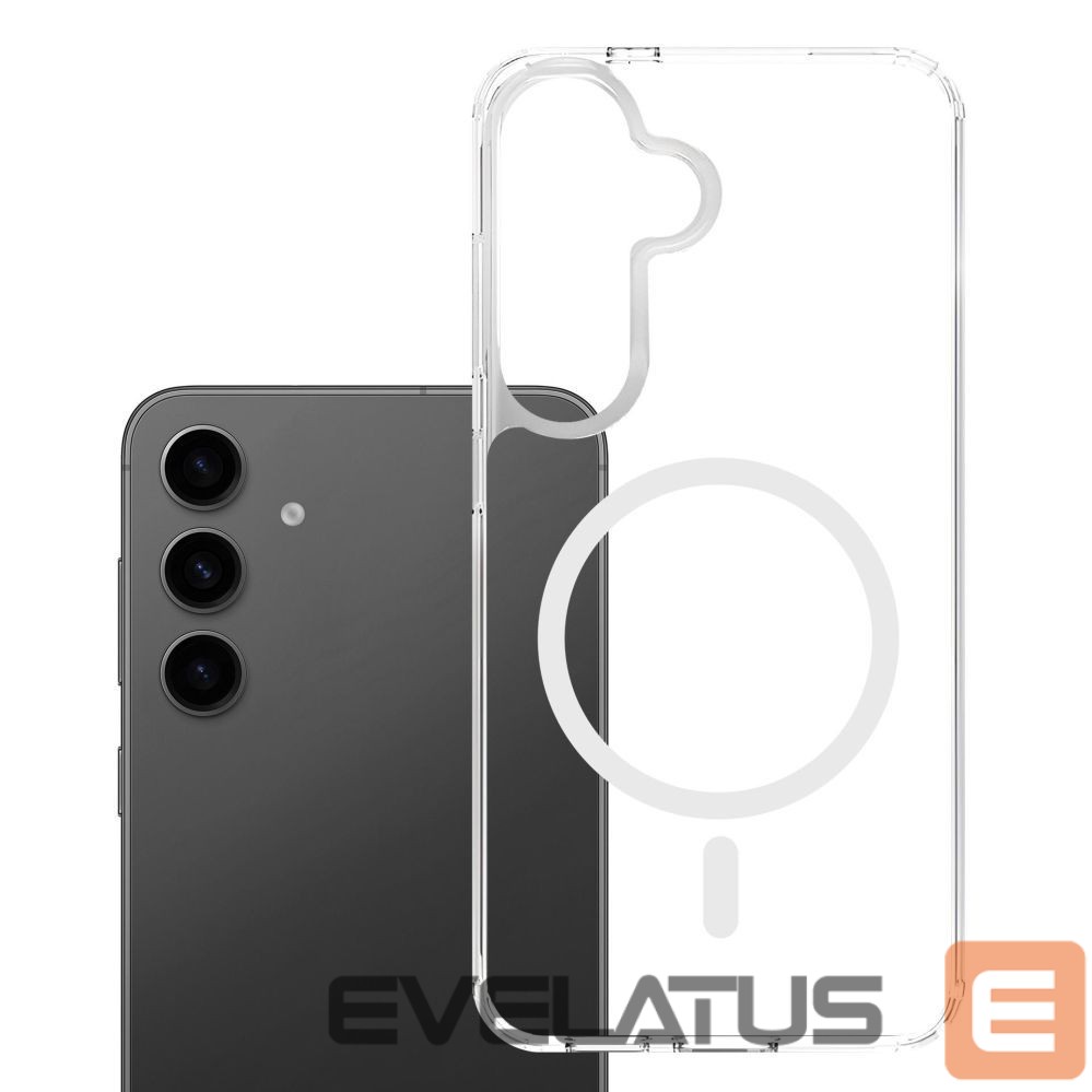 Back panel cover 3MK 3mk Armor MagCase for Samsung Galaxy A16 4G / 5G - Transparent