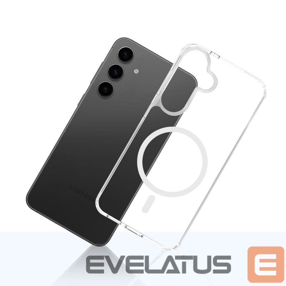 Back panel cover 3MK 3mk Armor MagCase for Samsung Galaxy A16 4G / 5G - Transparent