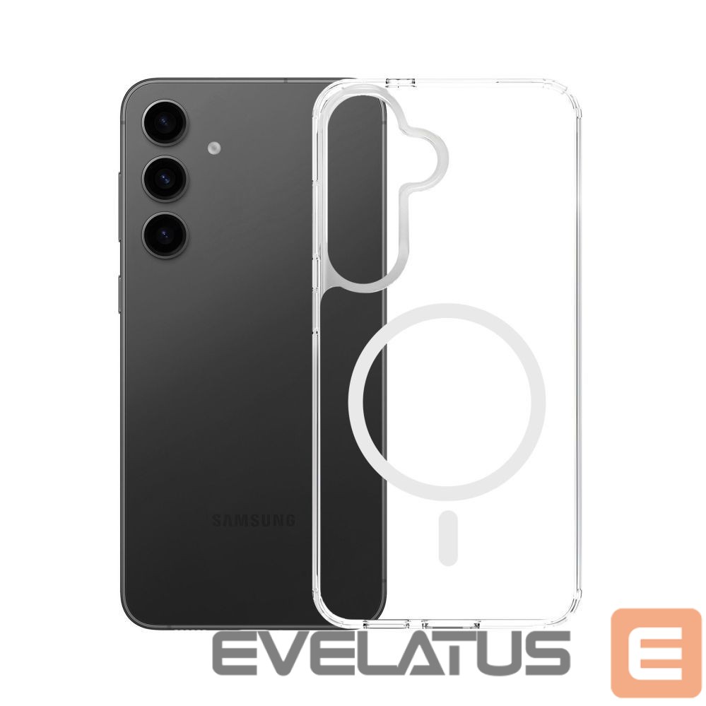 Back panel cover 3MK 3mk Armor MagCase for Samsung Galaxy A16 4G / 5G - Transparent