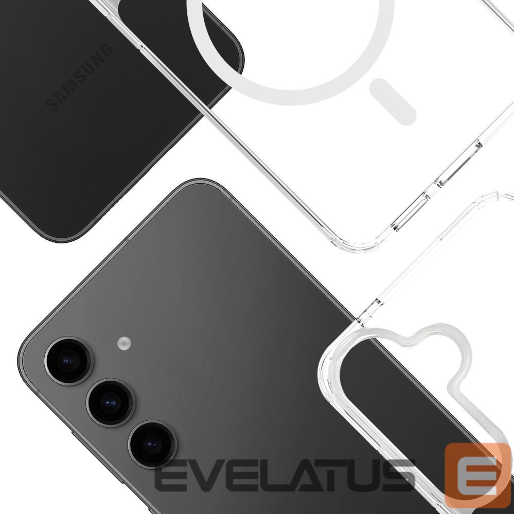 Back panel cover 3MK 3mk Armor MagCase for Samsung Galaxy A16 4G / 5G - Transparent