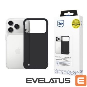 Back panel cover 3MK  3mk Just20g Matt Case for Apple iPhone 17 Pro - Matte Black 