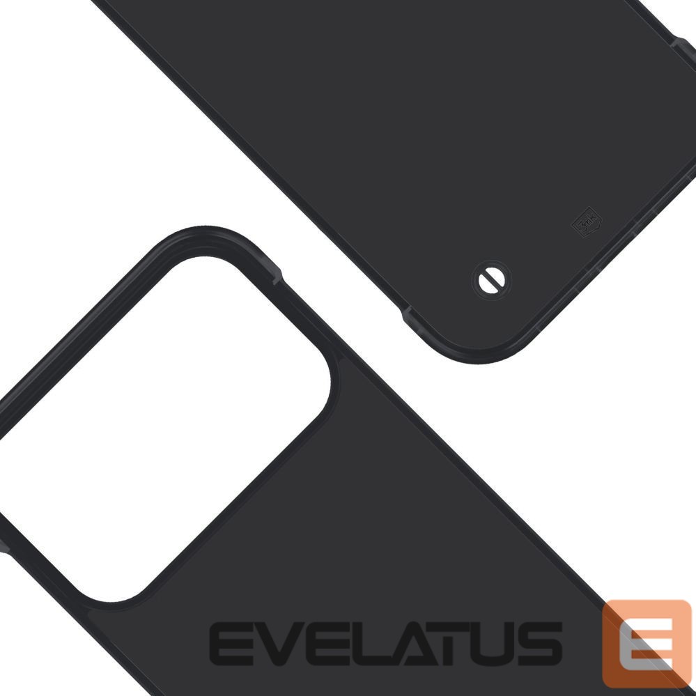 Back panel cover 3MK 3mk Just20g Matt Case for Apple iPhone 17 Pro - Matte Black