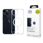 Back panel cover 3MK  3mk Just20g MagCase for iPhone 14 Plus - transparent 