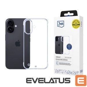 Back panel cover 3MK  3mk Just20g Clear Case for Apple iPhone 16 Plus - transparent 