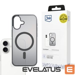 Back panel cover 3MK  3mk Frosty MagCase for iPhone 17 - Black 