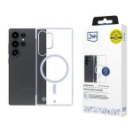 Back panel cover 3MK  3mk Just20g MagCase for Samsung Galaxy S25 Ultra - Transparent 