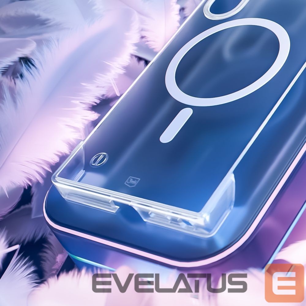 Back panel cover 3MK 3mk Just20g MagCase for Samsung Galaxy S25 Ultra - Transparent