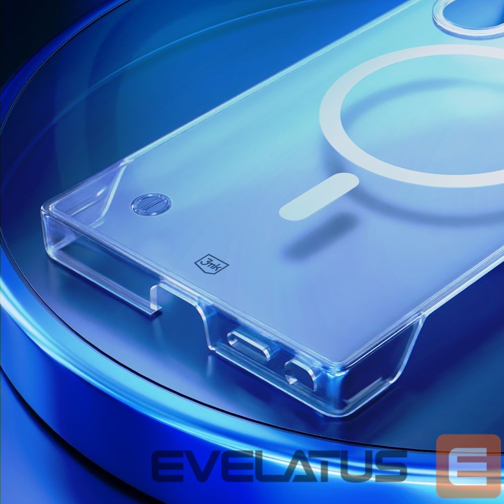 Back panel cover 3MK 3mk Just20g MagCase for Samsung Galaxy S25 Ultra - Transparent