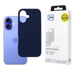 Back panel cover 3MK  3mk Silicone Case for iPhone 16 Plus - navy blue 