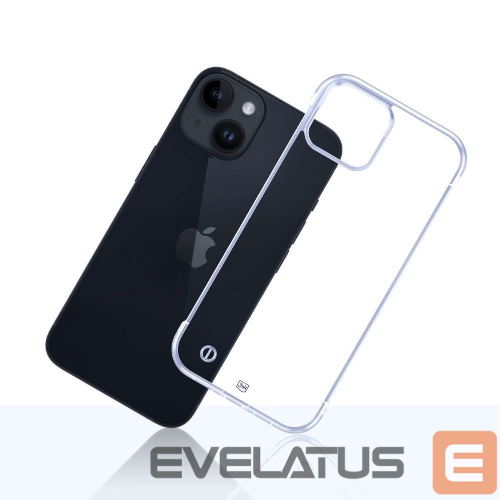 Back panel cover 3MK 3mk Just20g Clear Case for Apple iPhone 15 - transparent