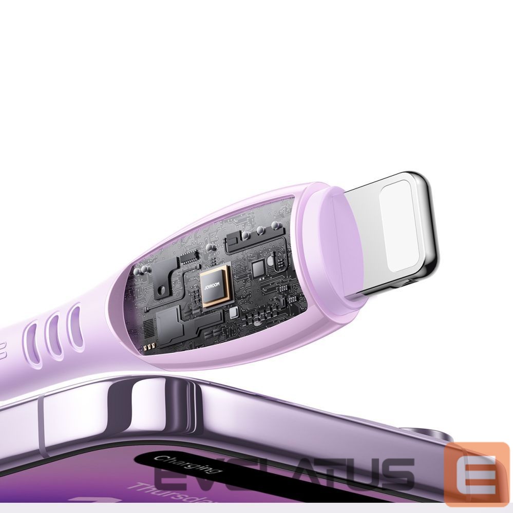 Cable Joyroom Joyroom S-A59 Vibrant Series 30W USB-C - Lightning cable 1.2m - purple
