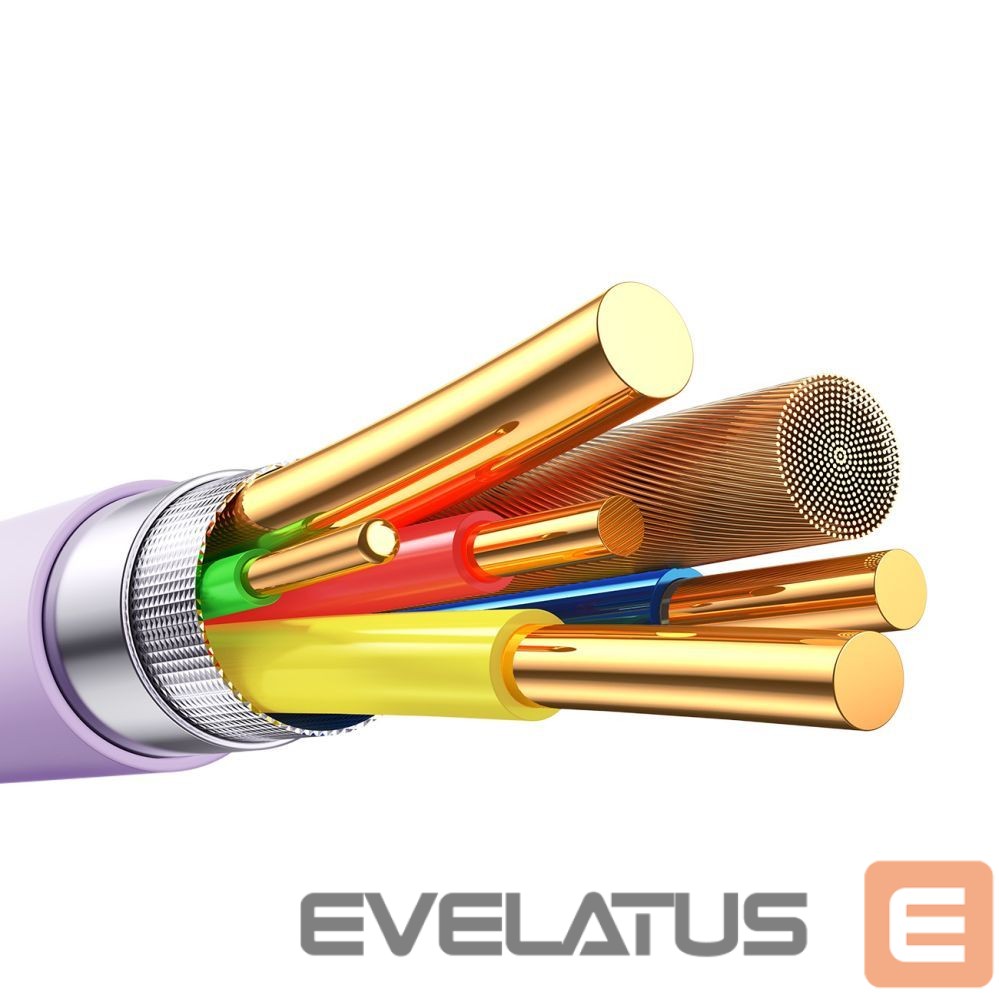 Cable Joyroom Joyroom S-A59 Vibrant Series 3A USB-A - Lightning cable 1.2m - purple