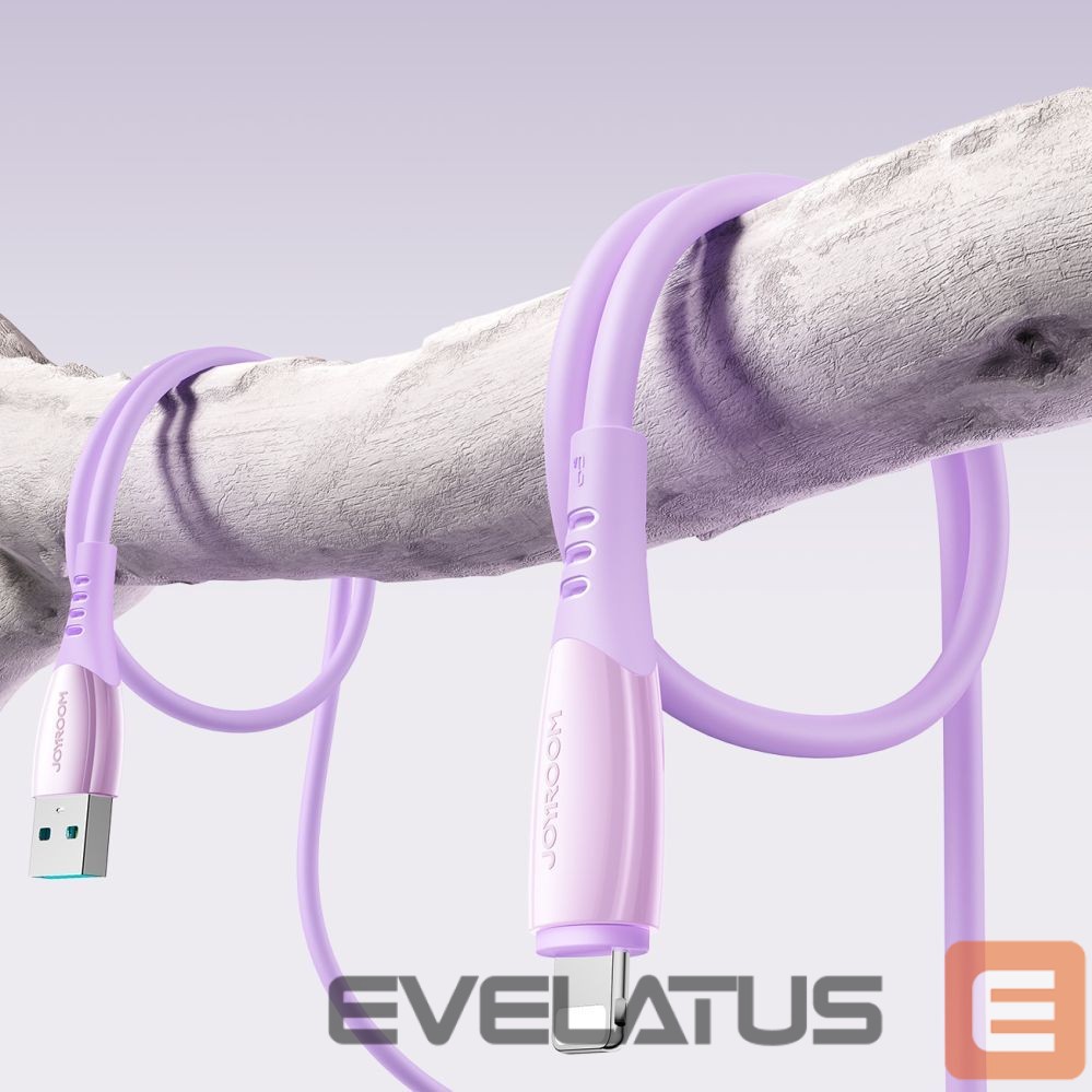 Cable Joyroom Joyroom S-A59 Vibrant Series 3A USB-A - Lightning cable 1.2m - purple