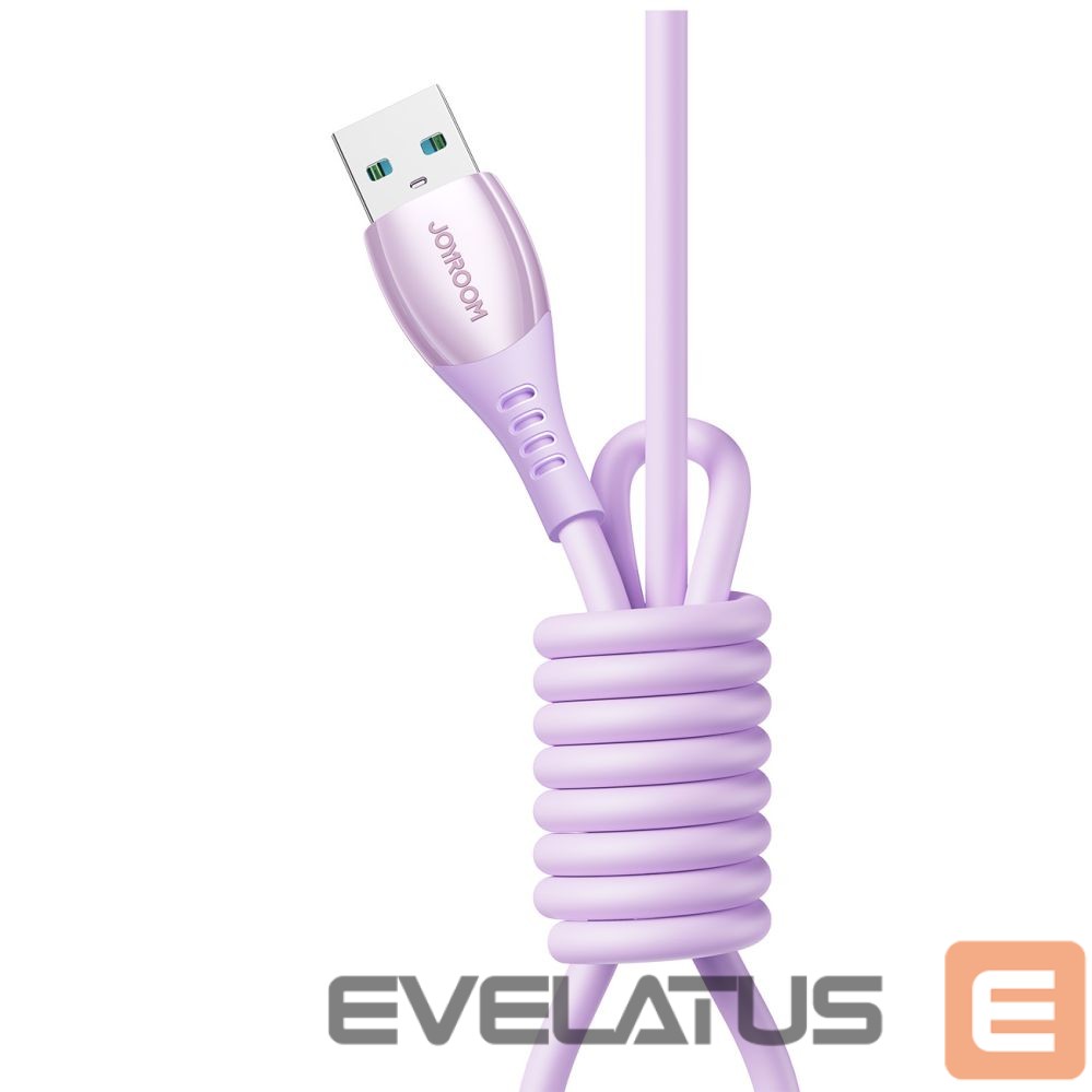 Cable Joyroom Joyroom S-A59 Vibrant Series 3A USB-A - USB-C Cable 1.2m - Purple