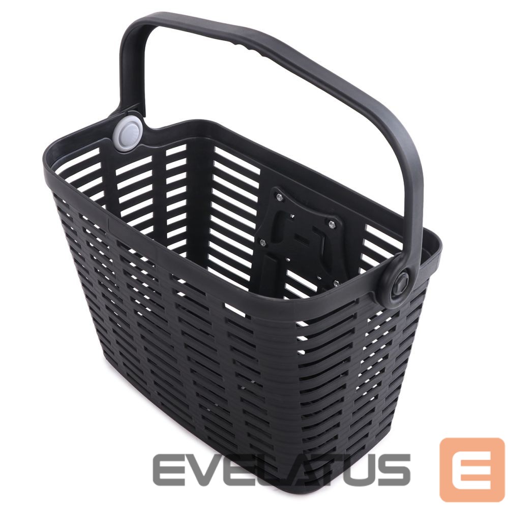 Bicycle accessory Wozinsky Wozinsky WKR-PK plastic handlebar bicycle basket - black