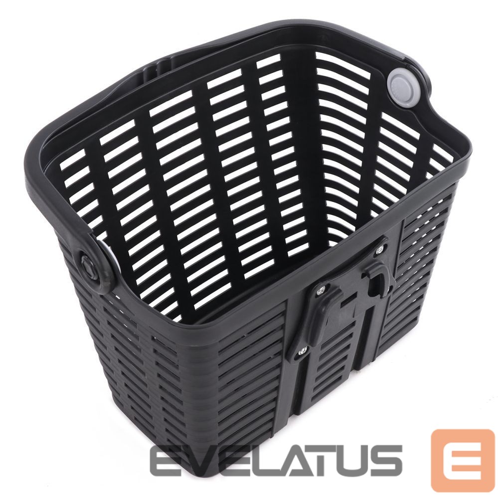 Bicycle accessory Wozinsky Wozinsky WKR-PK plastic handlebar bicycle basket - black
