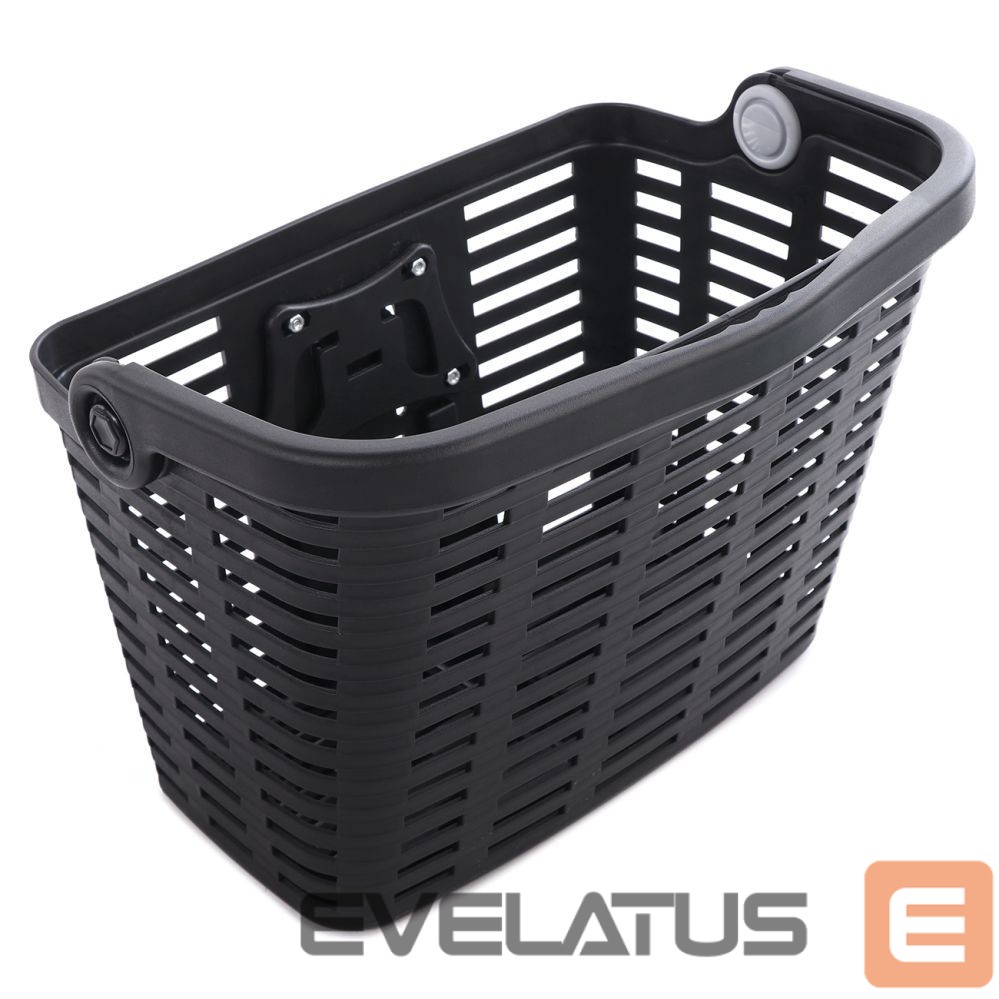Bicycle accessory Wozinsky Wozinsky WKR-PK plastic handlebar bicycle basket - black