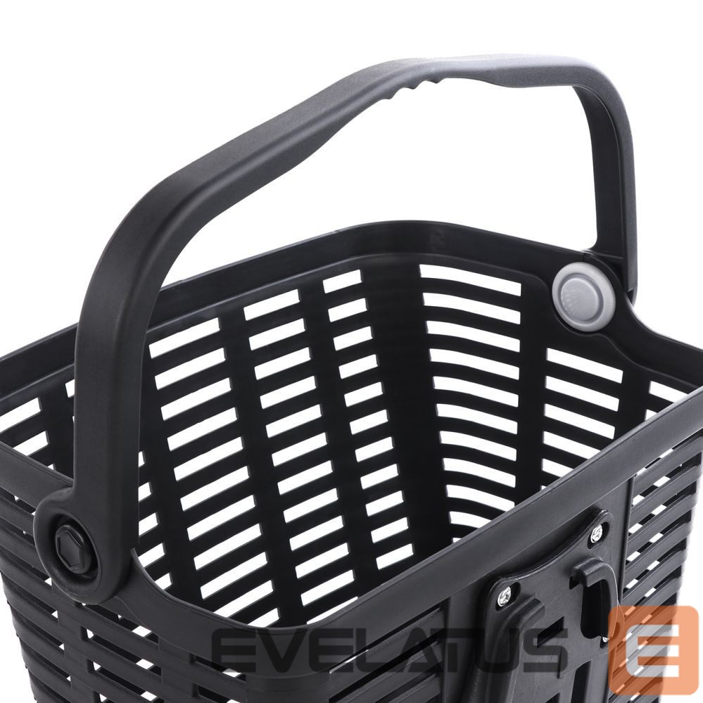 Bicycle accessory Wozinsky Wozinsky WKR-PK plastic handlebar bicycle basket - black