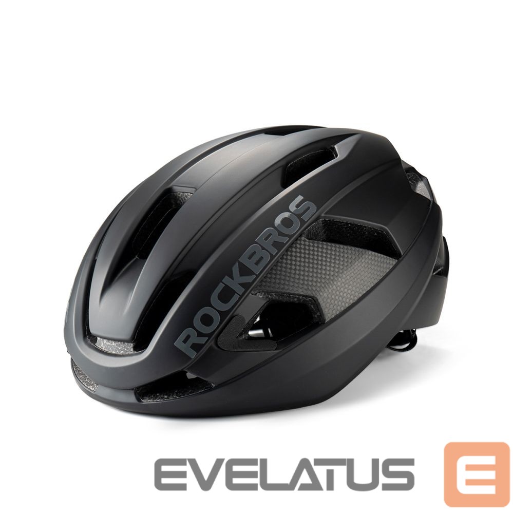 Bicycle accessory Rockbros Rockbros LK-15 Carbon Fiber Bike Helmet 58-62cm - Black