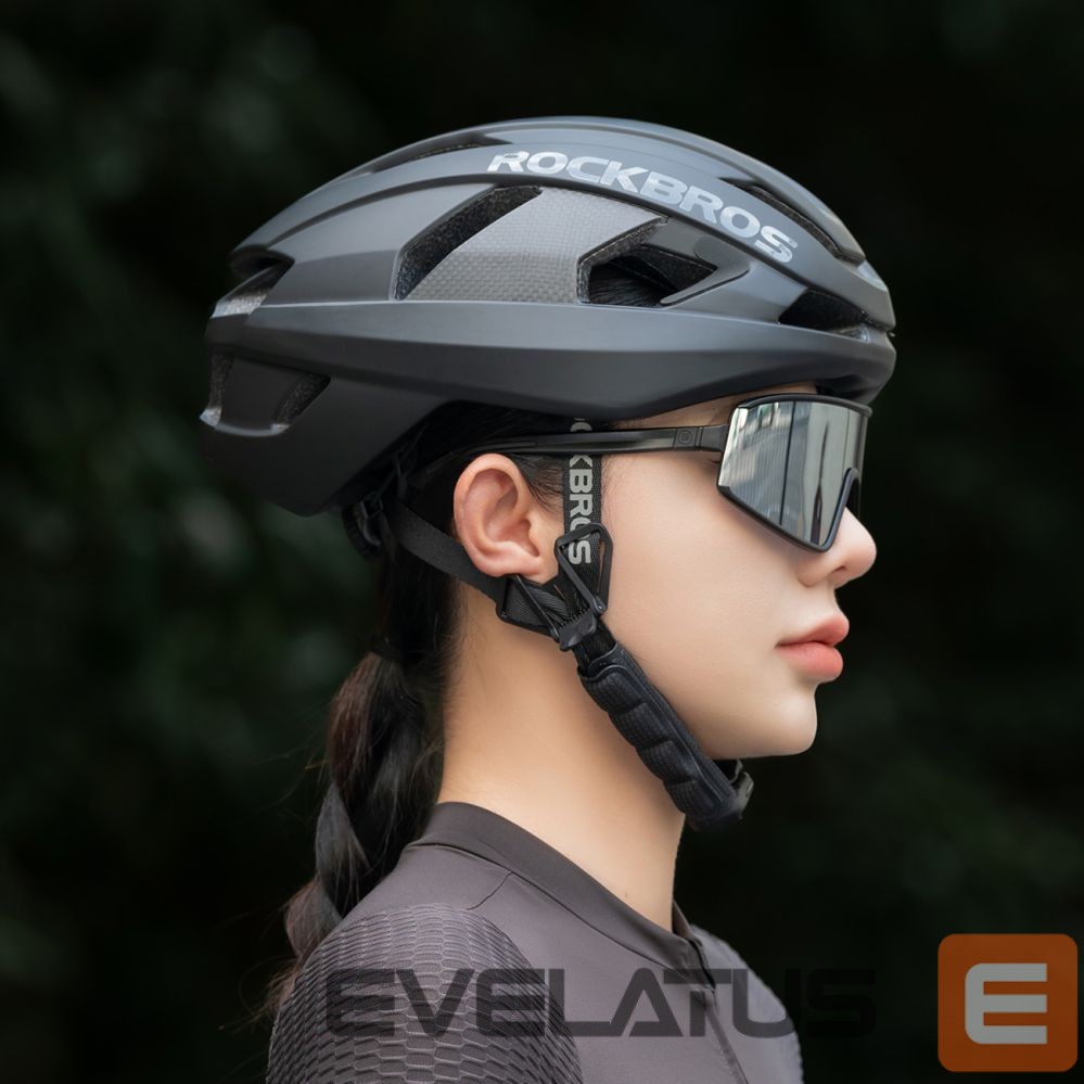 Bicycle accessory Rockbros Rockbros LK-15 Carbon Fiber Bike Helmet 58-62cm - Black