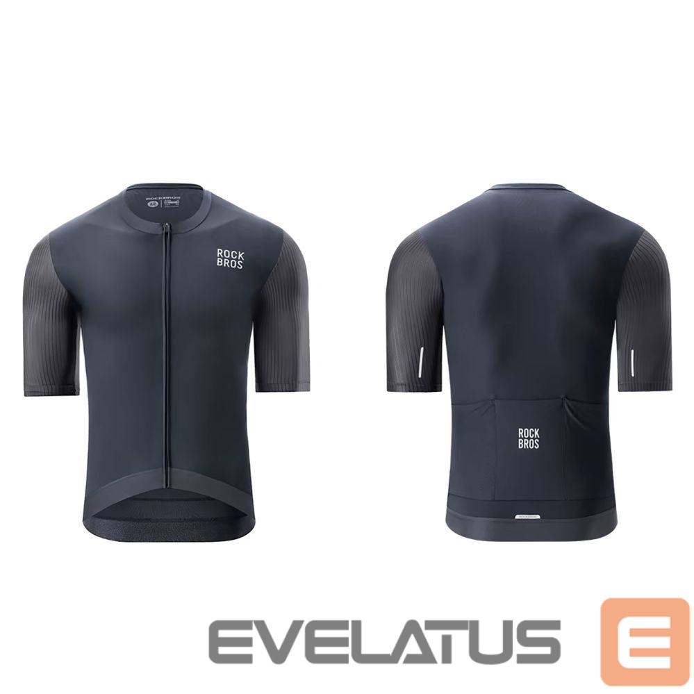 Bicycle accessory Rockbros Rockbros 15200025 Short Sleeve Cycling Jersey Size L - Black