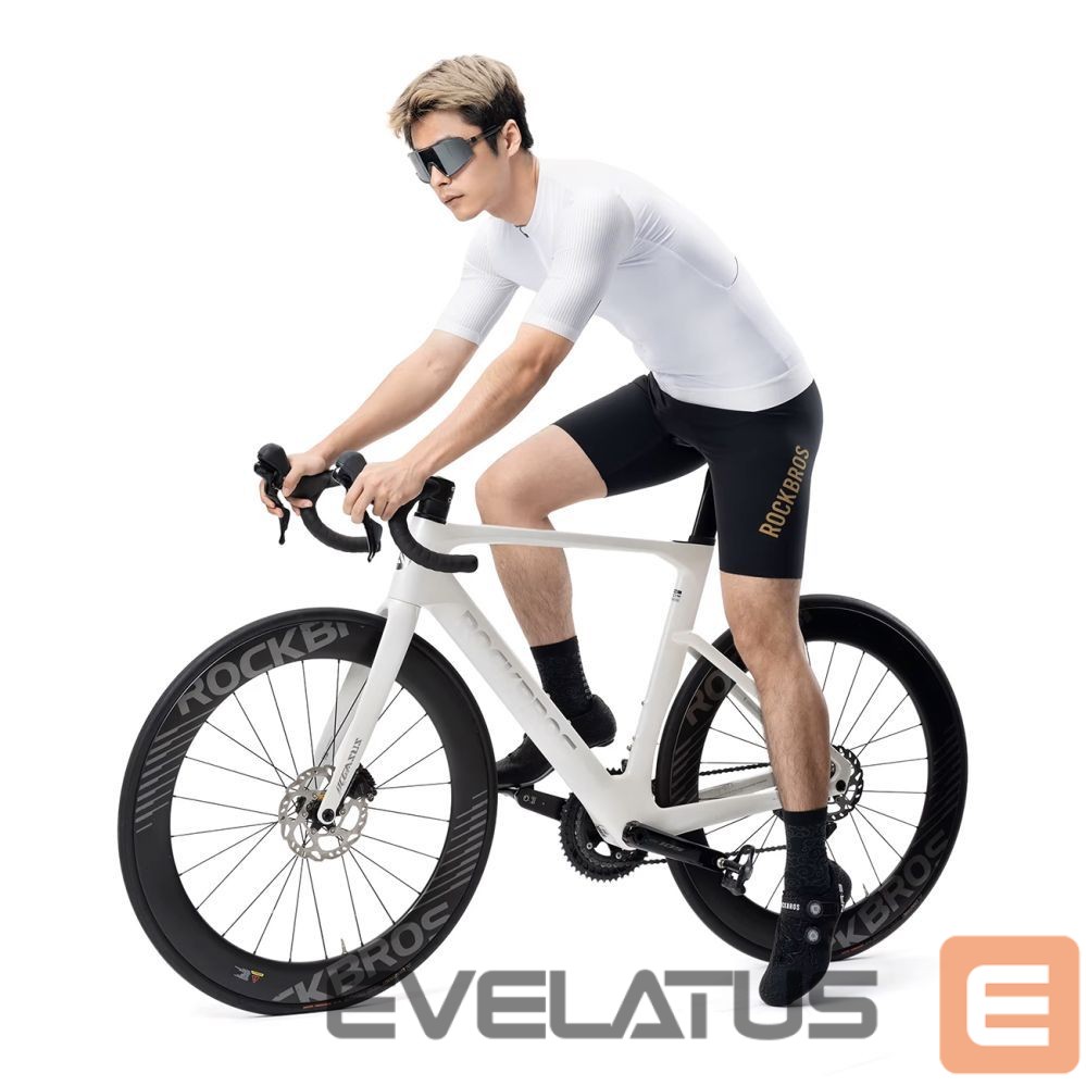 Bicycle accessory Rockbros Rockbros 15200025 Short Sleeve Cycling Jersey Size XXXL - White
