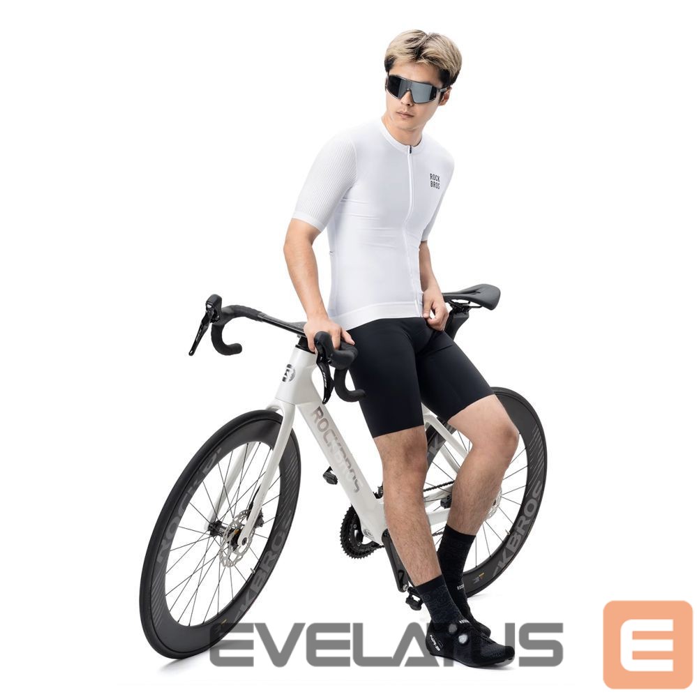 Bicycle accessory Rockbros Rockbros 15200025 Short Sleeve Cycling Jersey Size XXXL - White