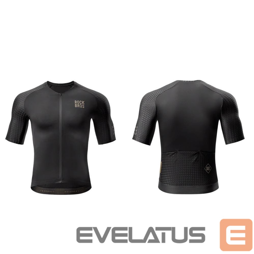 Bicycle accessory Rockbros Rockbros YDDX011 Diamond Short Sleeve Cycling Jersey Size XS - Black
