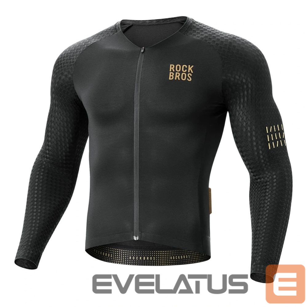 Bicycle accessory Rockbros Rockbros YDCX008 Diamond Long Sleeve Cycling Jersey Size S - Black