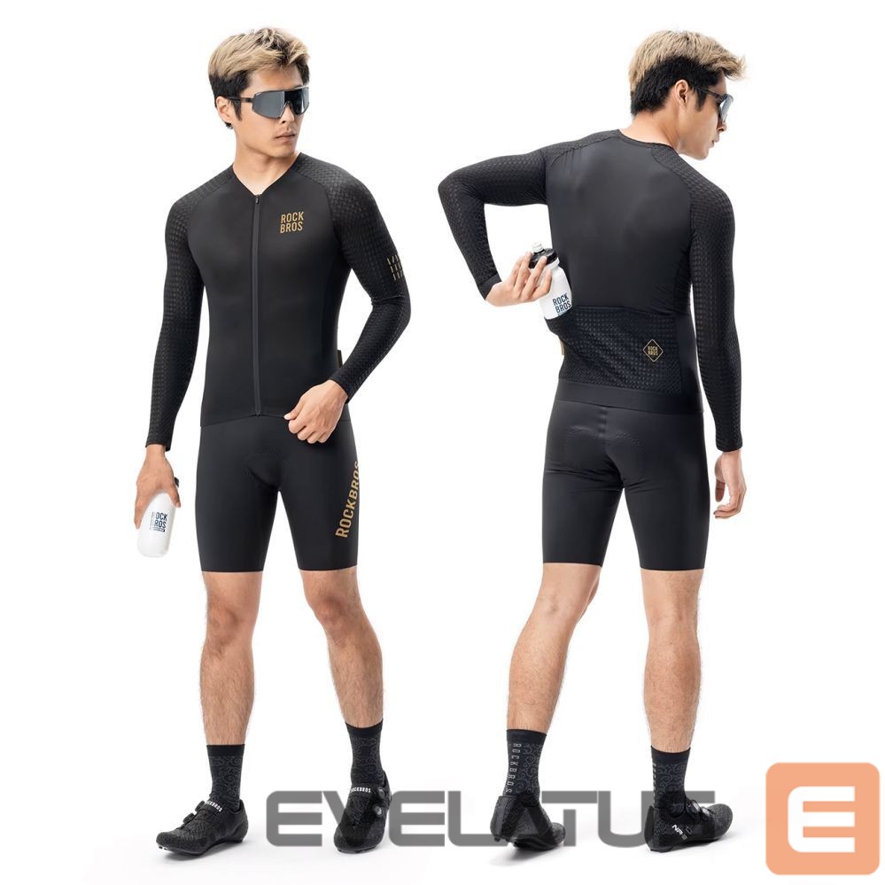 Bicycle accessory Rockbros Rockbros YDCX008 Diamond Long Sleeve Cycling Jersey Size S - Black