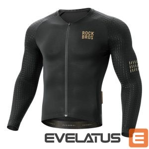 Bicycle accessory Rockbros  Rockbros YDCX008 Diamond Long Sleeve Cycling Jersey Size XXL - Black 
