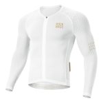 Bicycle accessory Rockbros  Rockbros YDCX008 Diamond Long Sleeve Cycling Jersey Size XS - White 