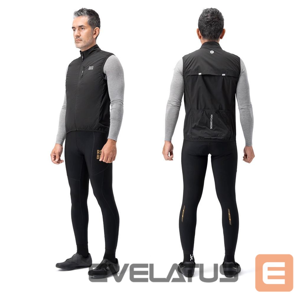 Bicycle accessory Rockbros Rockbros MJ012 thermal vest size M - black