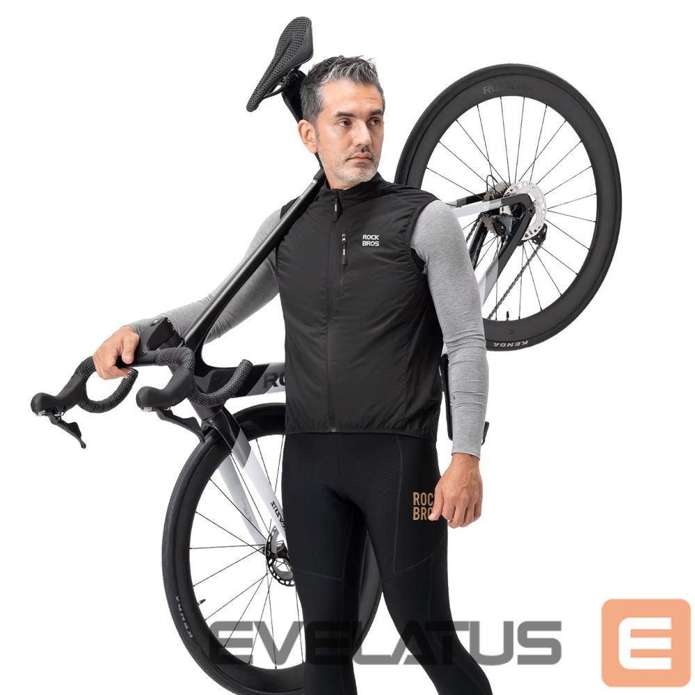 Bicycle accessory Rockbros Rockbros MJ012 thermal vest size L - black